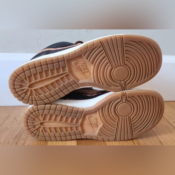 Nike Dunk High Skinny RARE SAMPLE Women Size 7 Aztec Pack in Oxen Brown/Marakesh - Picture 9 of 11